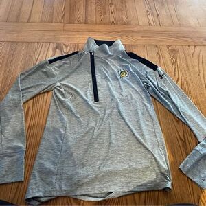 Mens Small Under Armour Gorpcore Quarter Zip Embroidered Trojans Spartans logo